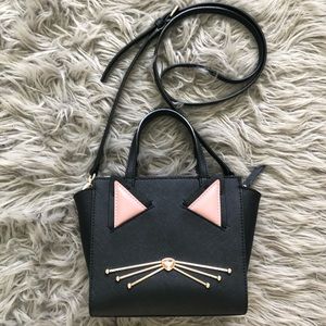 Kate Spade Jazz Things Up Hayden mini cat purse